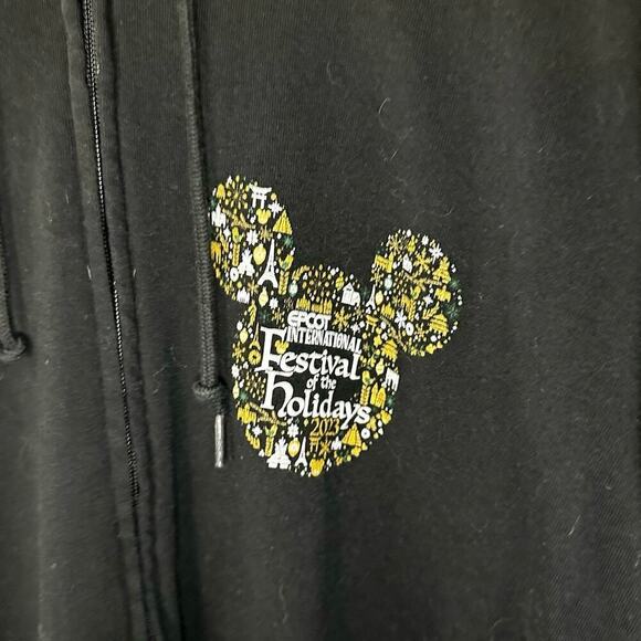 Disney Epcot 2023 International Festival Of The Holiday Passholder zip Hoodie XL - Picture 2 of 4